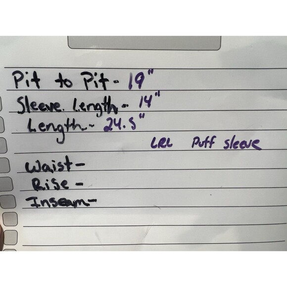 Lauren Ralph Lauren Women Linen Puff-Sleeve Blouse Sz Small Sunset Orange Casual - Picture 7 of 8